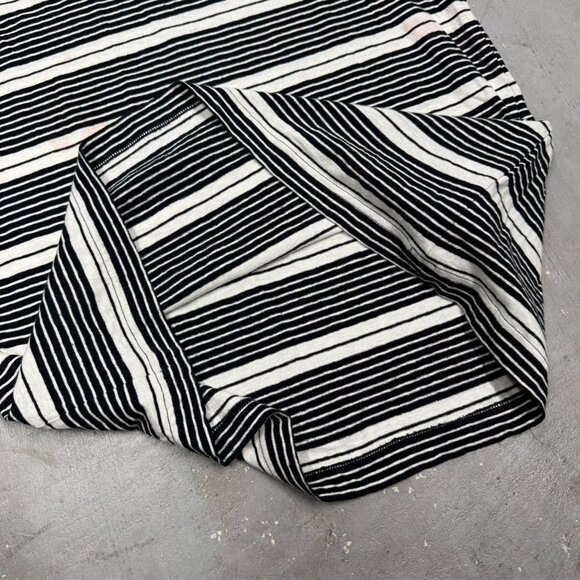 Norse Projects Cotton Linen T-Shirt Short Sleeve Striped Crewneck XS - Picture 5 of 8